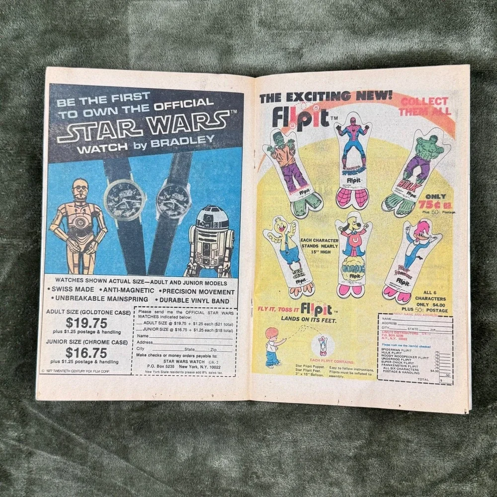 Vintage UFO and Outer Space Comic Book Whitman Publishing‎ 1978 Sci-Fi Retro